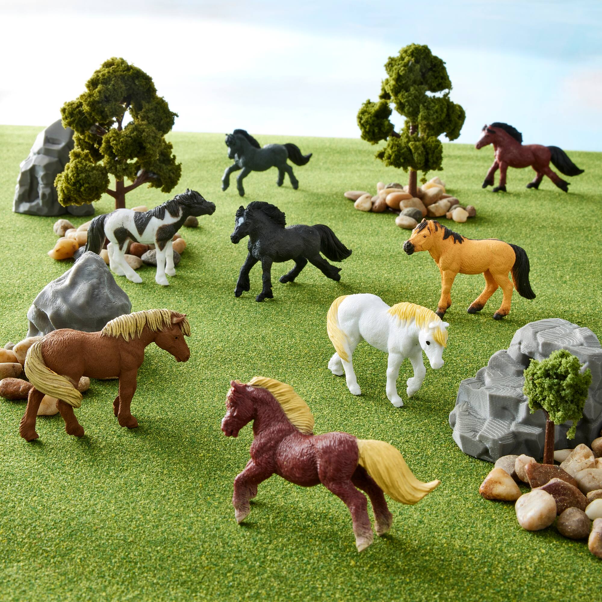 12 Pack: Safari Ltd® TOOBS® Ponies Set